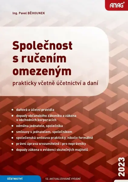 Společnost s ručením omezeným – prakticky včetně účetnictví a daní - Ing. Pavel Běhounek