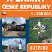 Hrady a zámky České republiky - 1:800 000