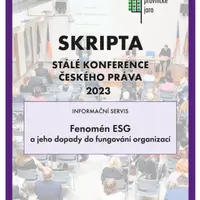 SRIPTA SKČP Fenomén ESG a jeho dopady do fungování organizací