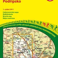 Praha sever-Podřipsko 1:50T/KČT Cykloturistická mapa