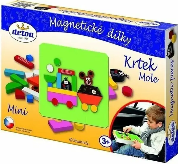 Krtek - Magnetické dílky mini 27ks v krabici