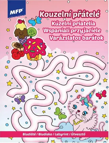 Omalovánky - Bludiště Kouzelní přátelé 210x276/32s