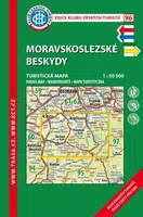 KČT 96 Moravskoslezské Beskydy 1:50T Turistická mapa