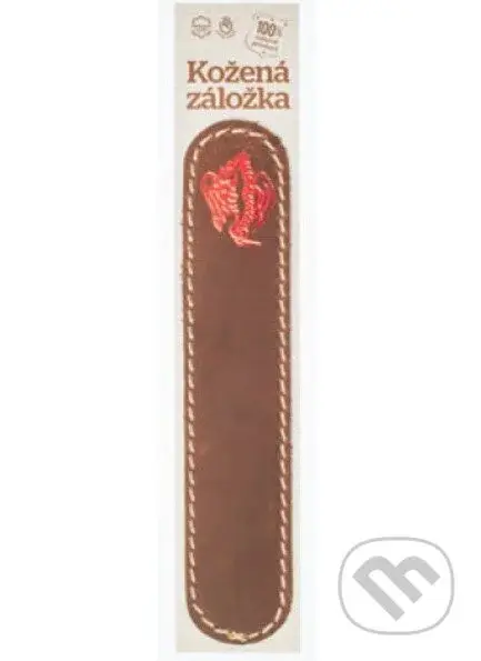 Obšitá záložka Drak (obrázok červený)