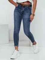Spodnie damskie BUTTONFIT skinny jeansowe Dstreet