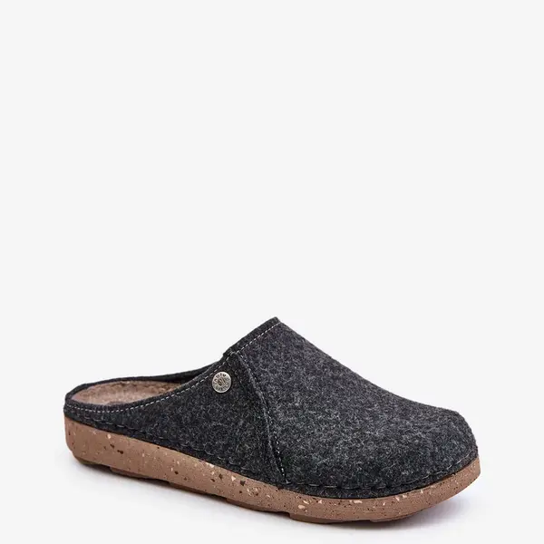 Men's home footwear slippers Inblu graphite