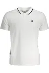 FILA MEN'S WHITE SHORT SLEEVED POLO SHIRT