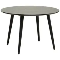 MID.YOU JÍDELNÍ STŮL, akácie, černá, 115/115/76 cm