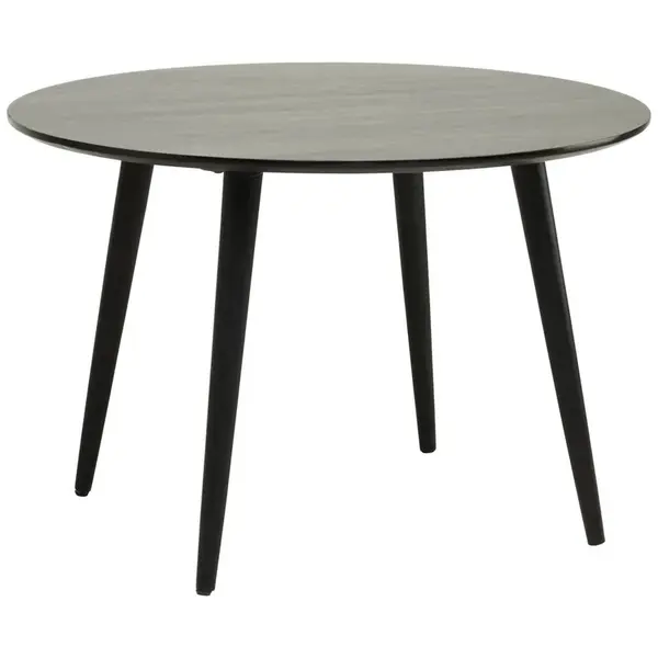 MID.YOU JÍDELNÍ STŮL, akácie, černá, 115/115/76 cm