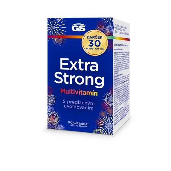 GS Extra Strong Multivitamín tbl. 90+30 darček