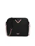 Čierna dámska crossbody kabelka VUCH Amie