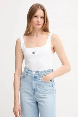 Top Calvin Klein Jeans dámský, černá barva, J20J223192