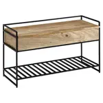 MID.YOU ŠATNÍ LAVICE, hnědá, mangové dřevo, 90/52/38 cm