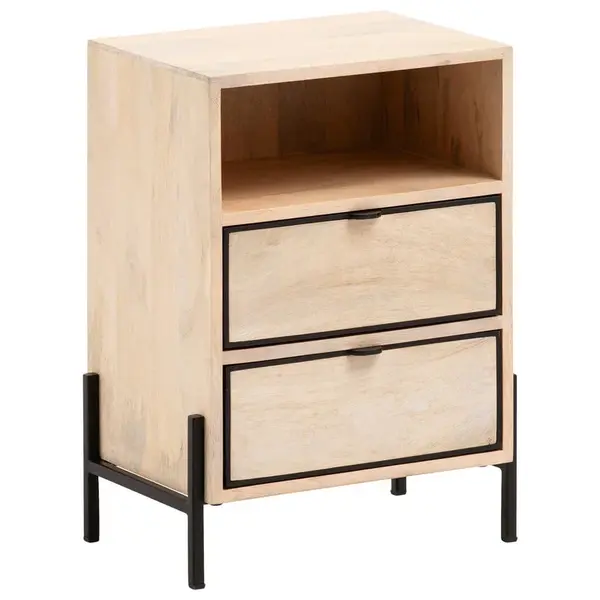 MID.YOU NOČNÍ STOLEK, mangové dřevo, 43/60/50 cm