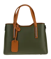 NovaKabelka.cz Isidora Verde Scura Camel Piccola