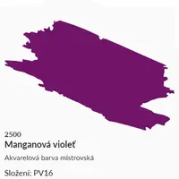 Akvarelová barva Umton 2,6ml – 2500 violeť manganová