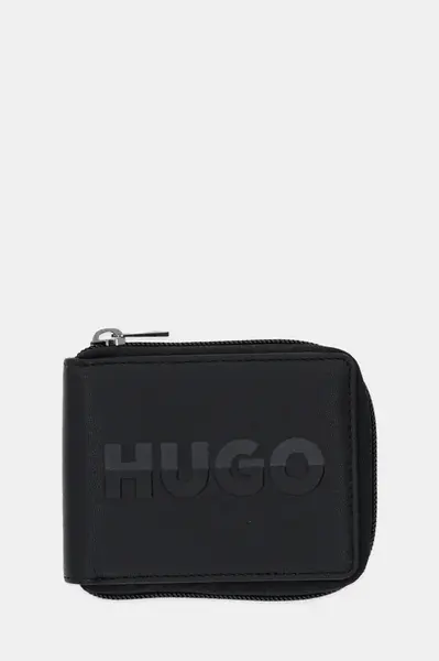 Peněženka HUGO pánská, černá barva, 50548751