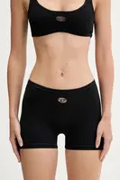 Kraťasy Diesel SOPHIA-UTLT dámské, černá barva, high waist, A19360.0PJBA