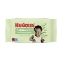 HUGGIES® Natural Care single vlhčené ubrousky 56 ks