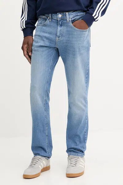 Džíny Tommy Jeans Scanton pánské, modrá barva, DM0DM20202