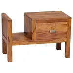 MID.YOU NOČNÍ STOLEK, sheesham,