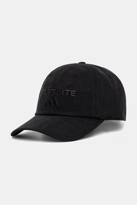 Bavlněná baseballová čepice adidas Fortnite černá barva, JN2691