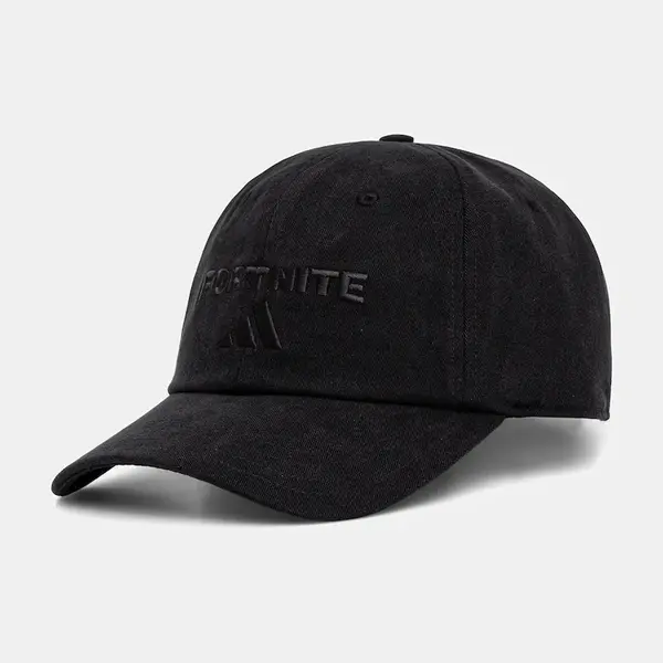 Bavlněná baseballová čepice adidas Fortnite černá barva, JN2691