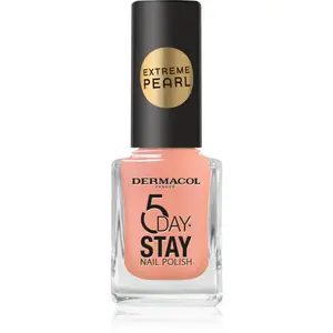 Dermacol 5 Day Stay Extreme Pearl lak na nehty s perleťovým leskem odstín 2 11 ml