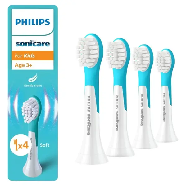 PHILIPS SONICARE Kids HX6034/90 náhradní hlavice 4 kusy