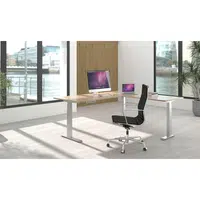 Livetastic ROHOVÝ PSACÍ STŮL, barvy buku, 185/177/64-128 cm