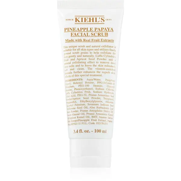 Kiehl's Pineapple Papaya Facial Scrub peeling pro všechny typy pleti 100 ml
