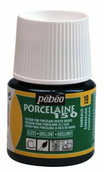 Barva na porcelán Porcelaine 45ml – 19 smaragdová