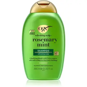 OGX Rosemary Mint čisticí šampon pro mastnou pokožku hlavy 385 ml