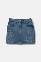 Dětská riflová sukně Guess modrá barva, mini, J5YD07 D4MS0