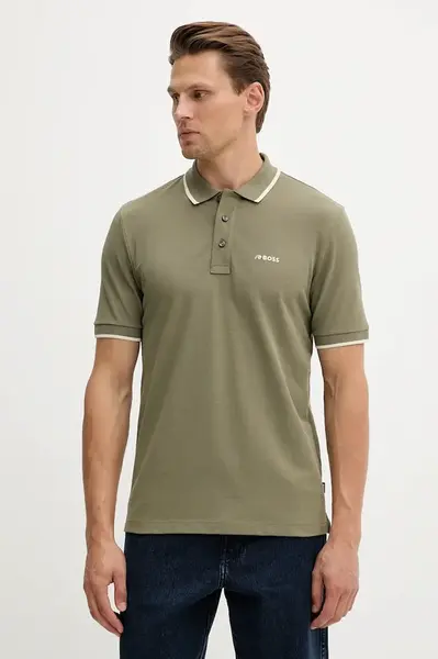 Bavlněné polo tričko BOSS Parlay 190