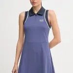 Sportovní šaty EA7 Emporio Armani tmavomodrá barva, mini, AF19155.7W000560