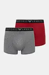 Boxerky Emporio Armani Underwear 2-pack šedá barva, EM000252 AF10776
