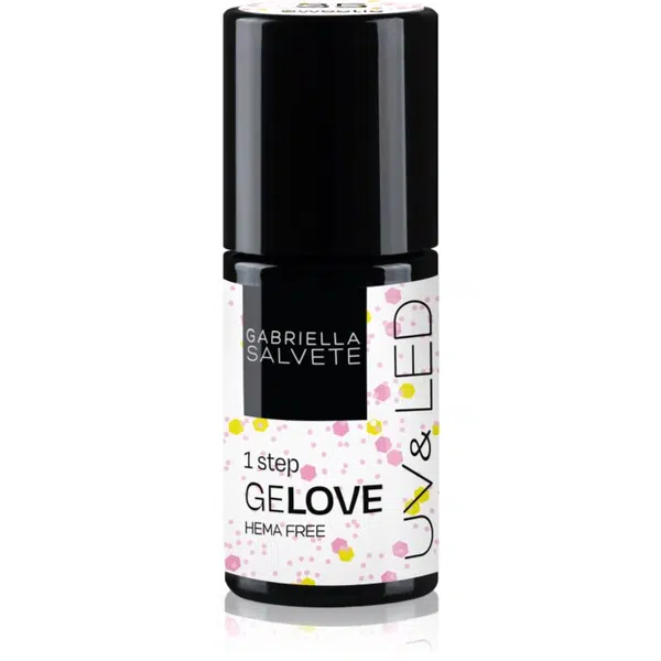 Gabriella Salvete GeLove One Step gélový lak na nechty s použitím UV/LED lampy s trblietkami odtieň 35 Sweetie 8 ml