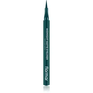 flormar Midnight Matte Eyeliner linka na oči vo fixke s matným efektom odtieň 04 Green 1 ml