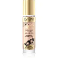 Eveline Cosmetics Variété tekutý rozjasňovač na tvár a telo odtieň 01 Sparkling Wine Gold 30 ml