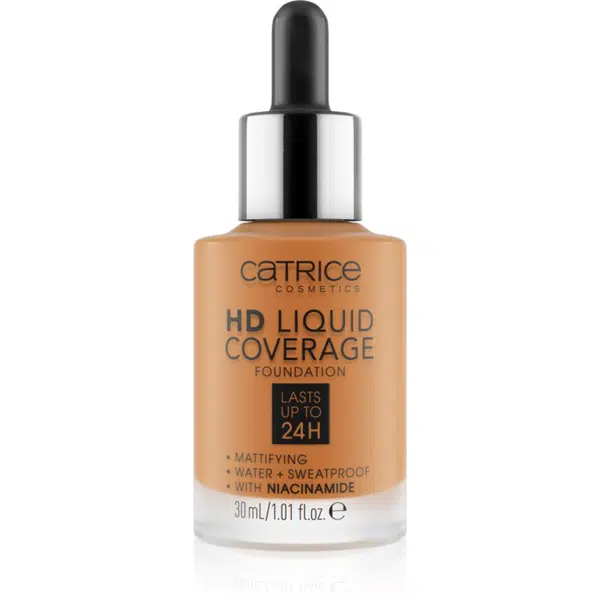 Catrice HD Liquid Coverage make-up odtieň 082 Warm Caramel 30 ml