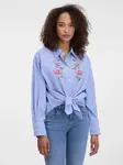 Light blue women's shirt with embroidery ORSAY - Women's