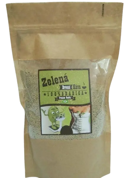 NAJTELO Zelená káva 100 % Arabica drvená 1 kg
