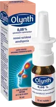 OLYNTH 0,05 % nosová roztoková aerodisperzia na liečbu nádchy u detí od 2 rokov, 10 ml