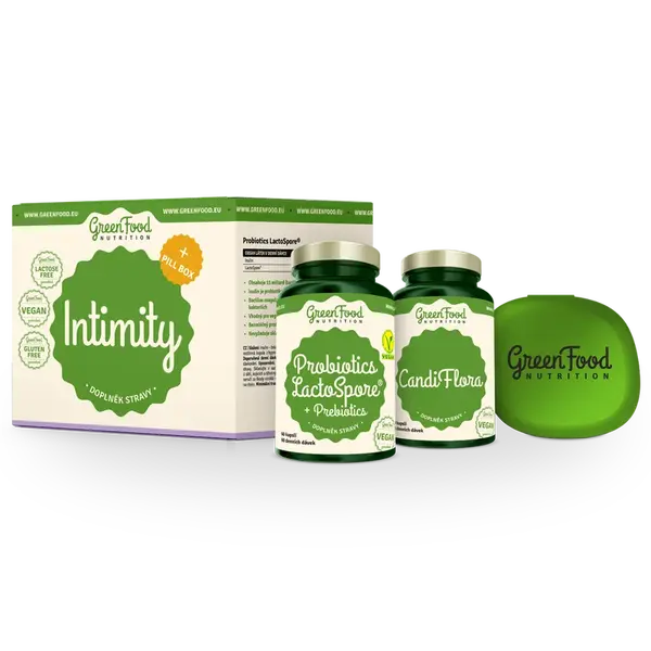 GREENFOOD NUTRITION GreenFood Intimity + Pillbox 150 kapsúl