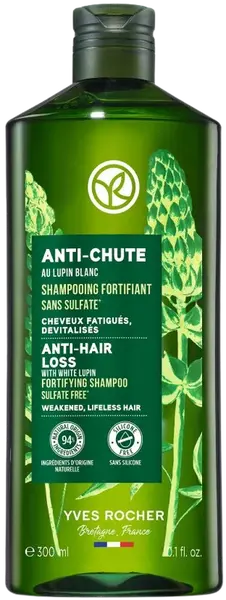YVES ROCHER Šampón na podporu rastu vlasov s lupinou bielou 300 ml