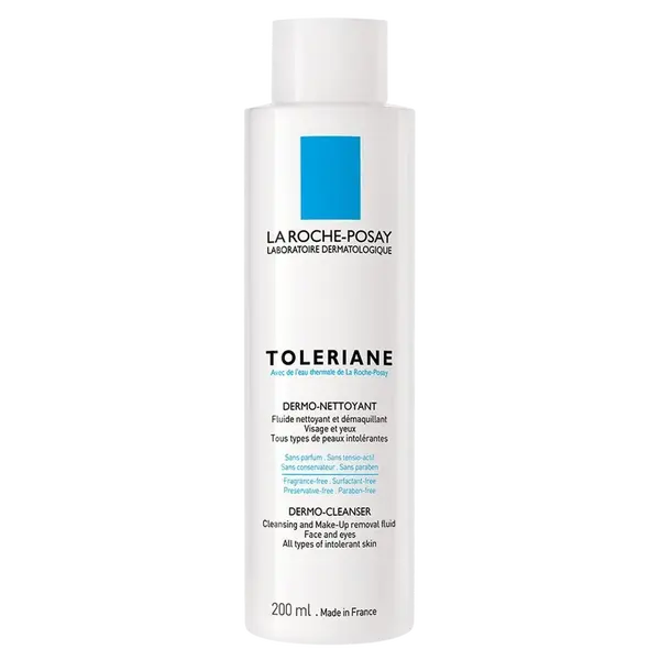 LA ROCHE-POSAY TOLERIANE DERMO-NETTOYANT odličovacia čistiaca emulzia na tvár a oči 200 ml