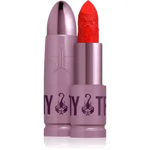 Jeffree Star Cosmetics Scorpio Shiny Trap Lipstick vysoko pigmentovaný krémový rúž odtieň Hot Devotion 3 g
