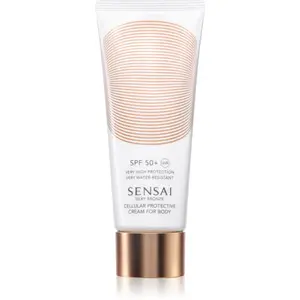 Sensai Silky Bronze Cellular Protective Cream for body opaľovací krém proti starnutiu pokožky SPF 50+ 150 ml