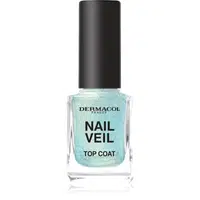 Dermacol Nail Veil vrchný lak na nechty trblietavý odtieň Sparkling Ocean 11 ml